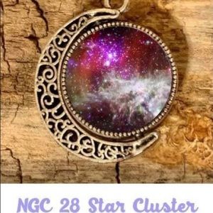 NWOT Spinning Crescent Space Pendants - 8 Designs